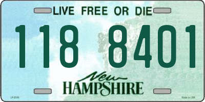 NH license plate 1188401