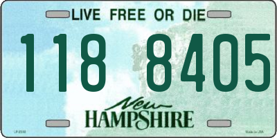 NH license plate 1188405