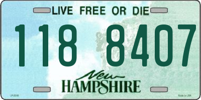 NH license plate 1188407