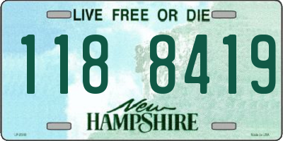 NH license plate 1188419