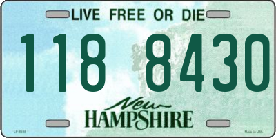 NH license plate 1188430