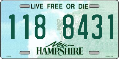 NH license plate 1188431