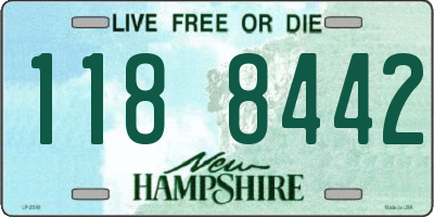 NH license plate 1188442