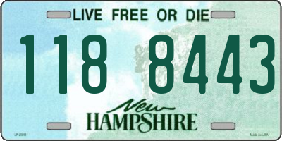 NH license plate 1188443