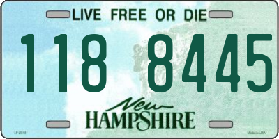 NH license plate 1188445