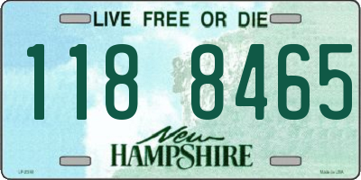 NH license plate 1188465