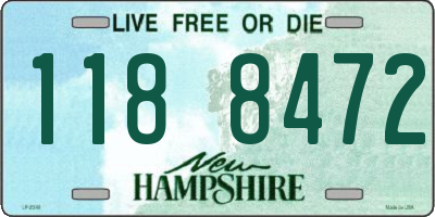 NH license plate 1188472