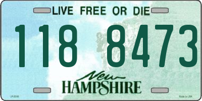NH license plate 1188473