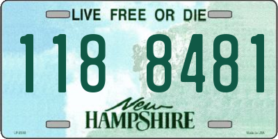 NH license plate 1188481