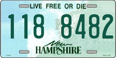 NH license plate 1188482