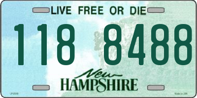 NH license plate 1188488