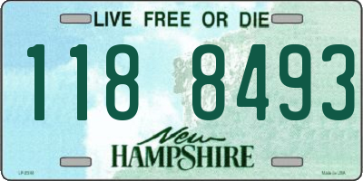 NH license plate 1188493
