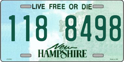 NH license plate 1188498