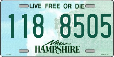 NH license plate 1188505