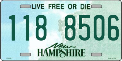 NH license plate 1188506