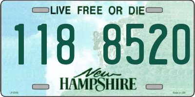 NH license plate 1188520