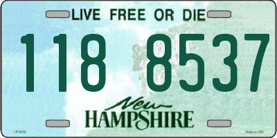 NH license plate 1188537