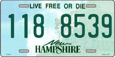 NH license plate 1188539