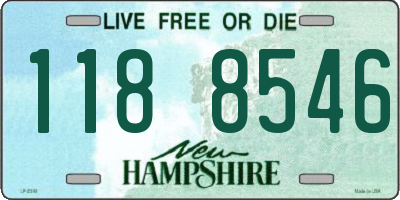 NH license plate 1188546