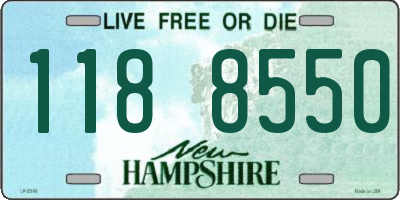 NH license plate 1188550