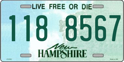 NH license plate 1188567