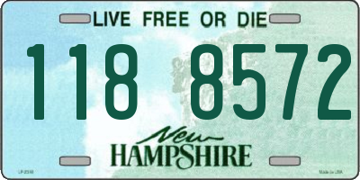 NH license plate 1188572