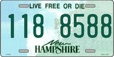 NH license plate 1188588