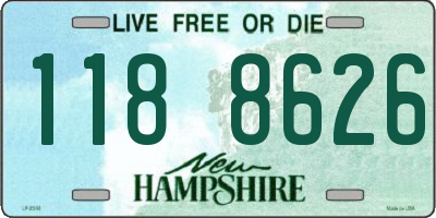NH license plate 1188626