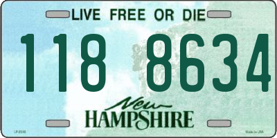 NH license plate 1188634