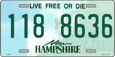 NH license plate 1188636