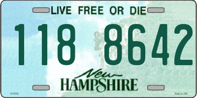 NH license plate 1188642