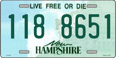 NH license plate 1188651