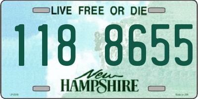 NH license plate 1188655
