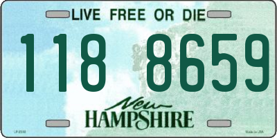 NH license plate 1188659