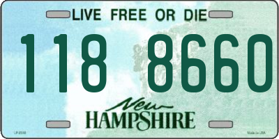 NH license plate 1188660