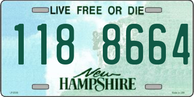 NH license plate 1188664