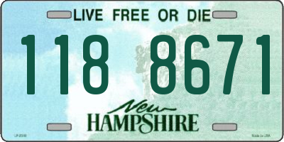 NH license plate 1188671