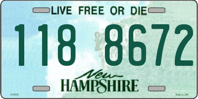 NH license plate 1188672