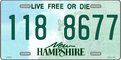 NH license plate 1188677