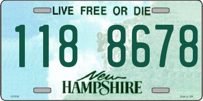 NH license plate 1188678