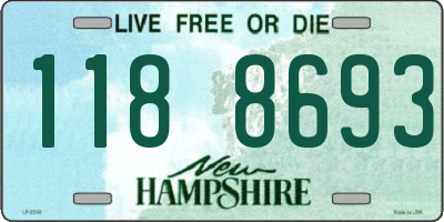 NH license plate 1188693