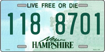 NH license plate 1188701
