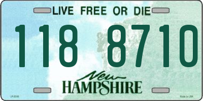 NH license plate 1188710