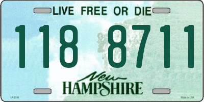 NH license plate 1188711