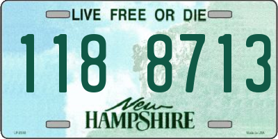 NH license plate 1188713