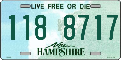 NH license plate 1188717