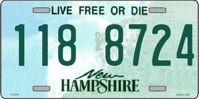 NH license plate 1188724