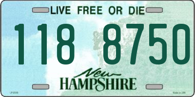 NH license plate 1188750