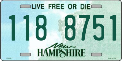 NH license plate 1188751