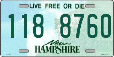NH license plate 1188760